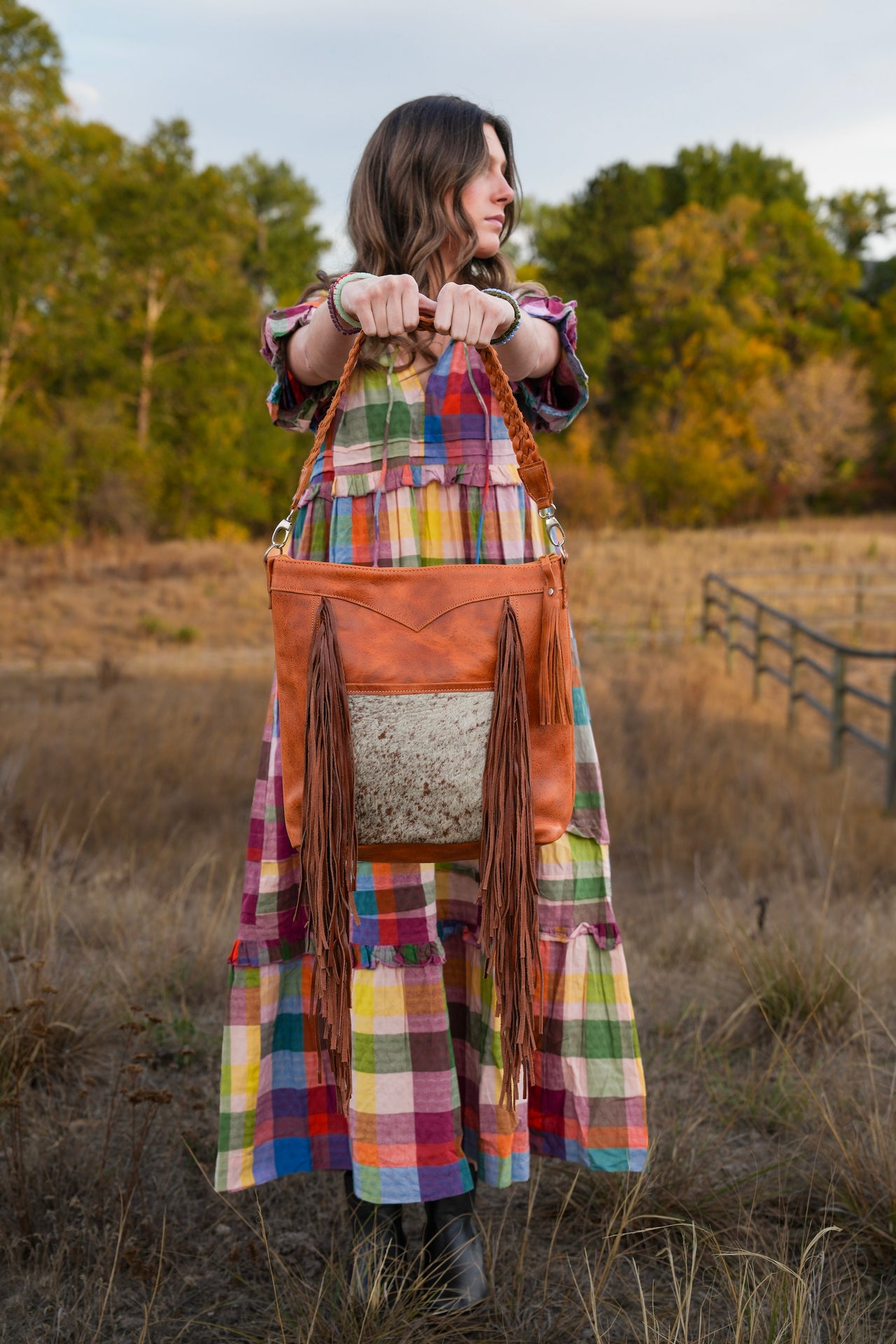 Fringe + Hide Tote