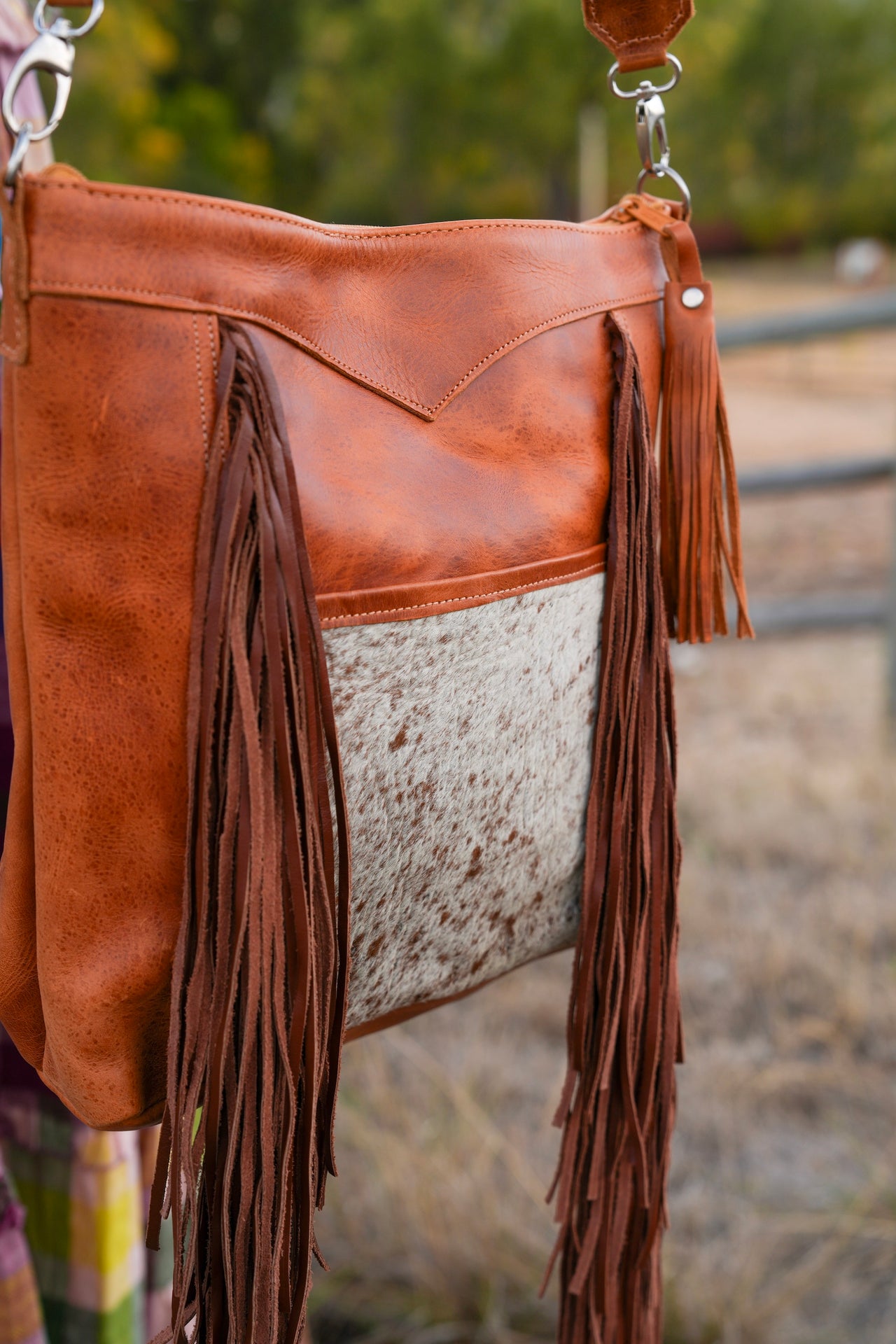 Fringe + Hide Tote