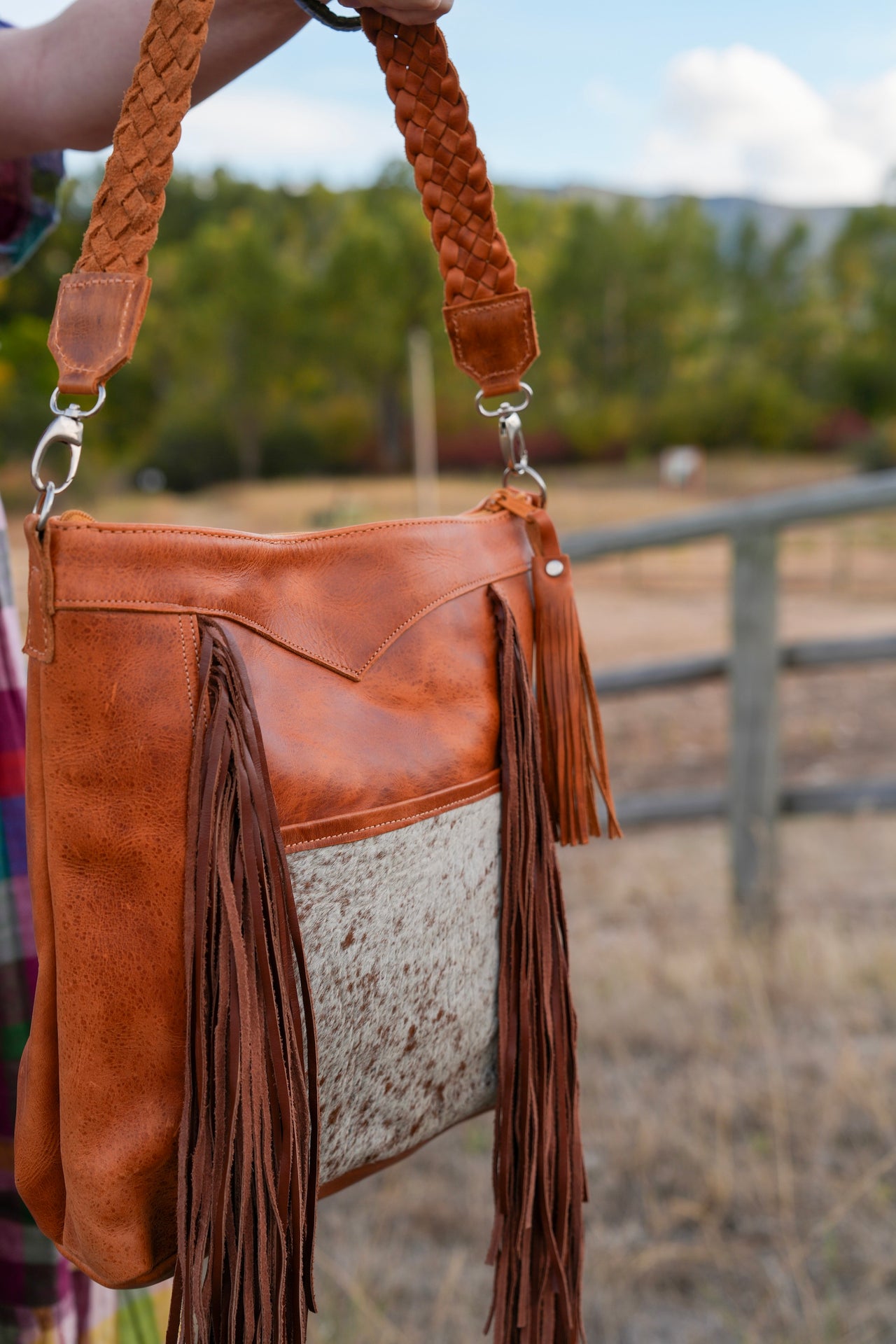 Fringe + Hide Tote