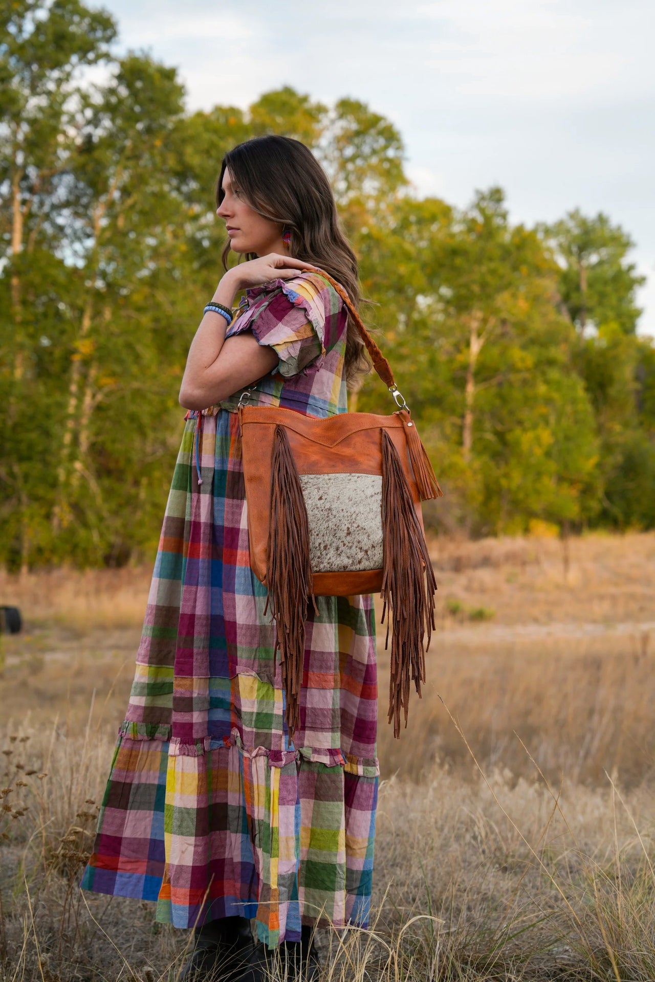 Fringe + Hide Tote