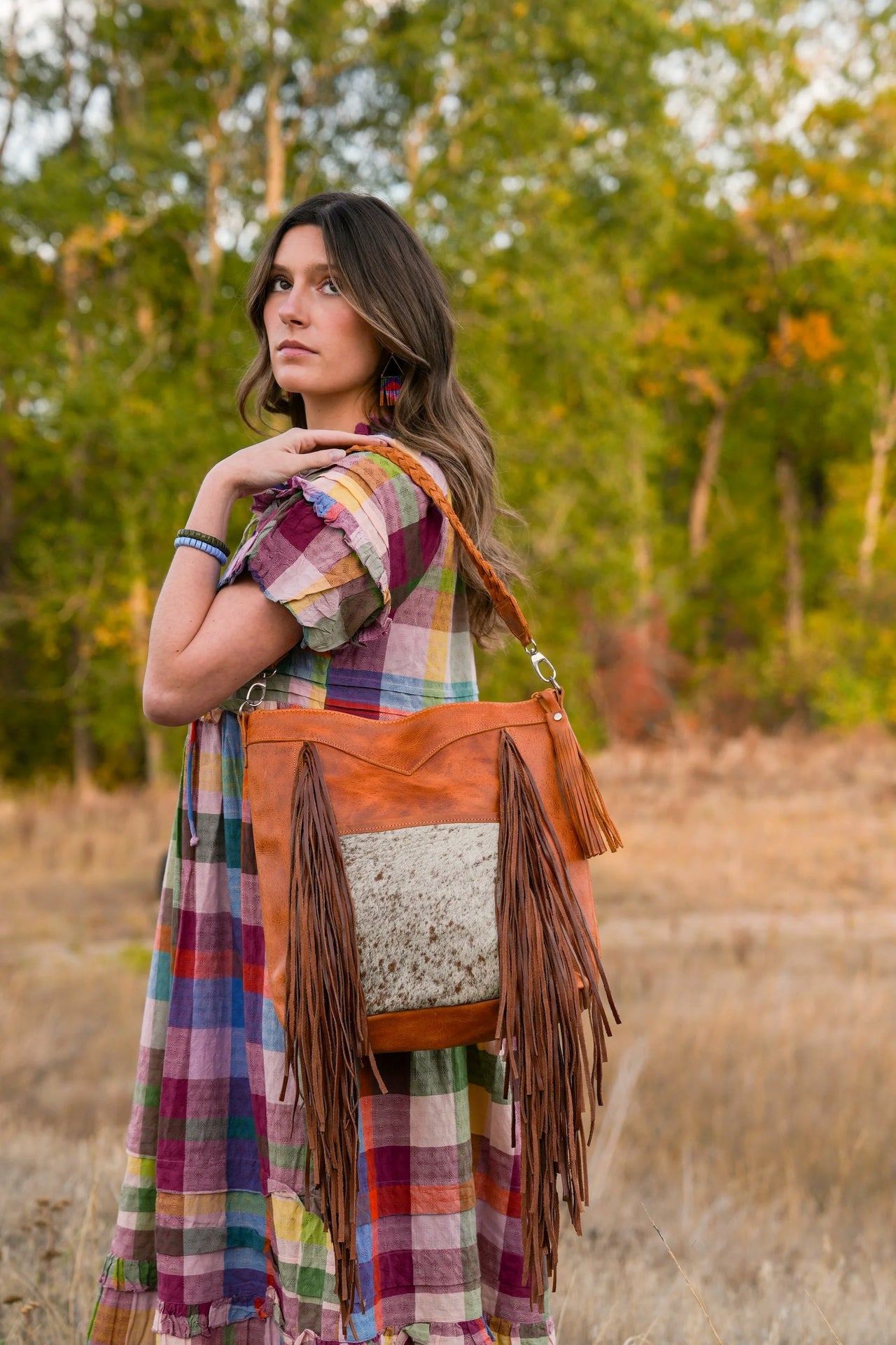 Fringe + Hide Tote