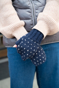 Thumbnail for Hearts Fingerless Gloves