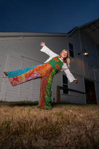 Thumbnail for Gathered Threads Kantha Overalls