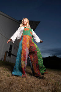 Thumbnail for Gathered Threads Kantha Overalls