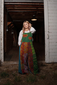 Thumbnail for Gathered Threads Kantha Overalls