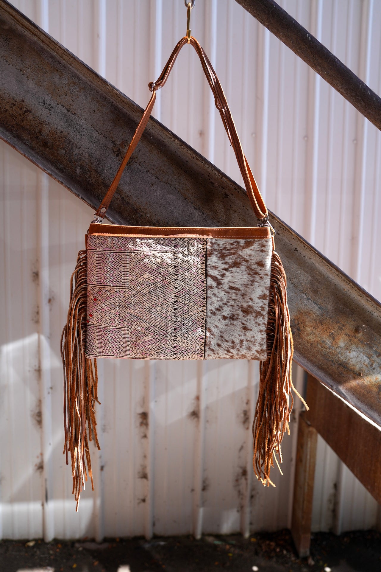 Fringe + Hide Purse