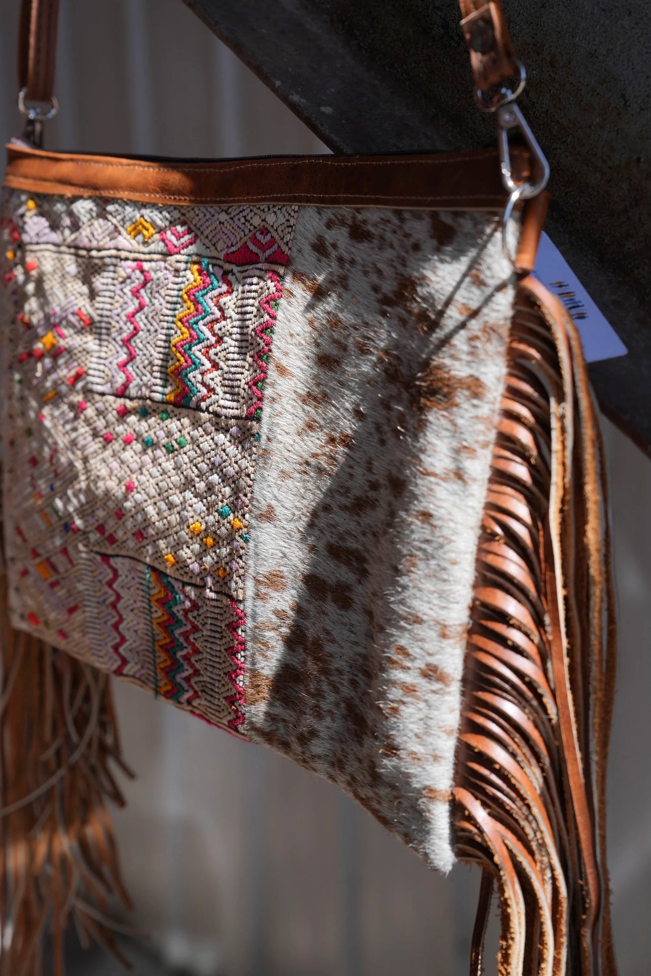 Fringe + Hide Purse