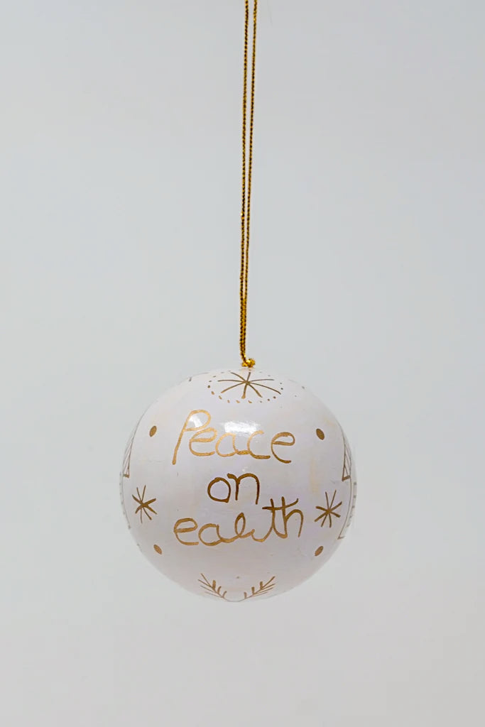 Peace on Earth Ornament