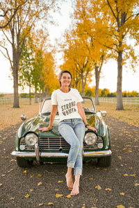 Thumbnail for Here's to Strong Women T-shirt