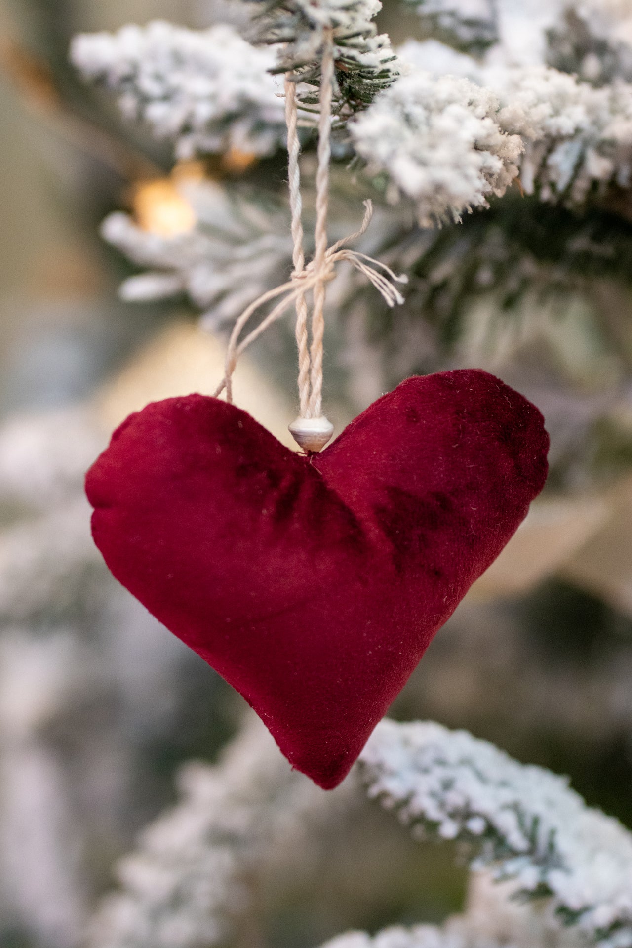 Velvet Star Christmas Ornaments