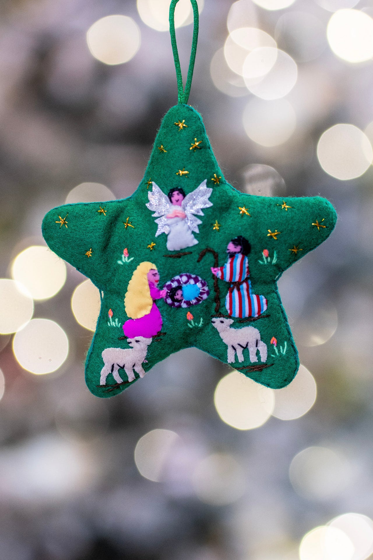 Nativity Star Ornament