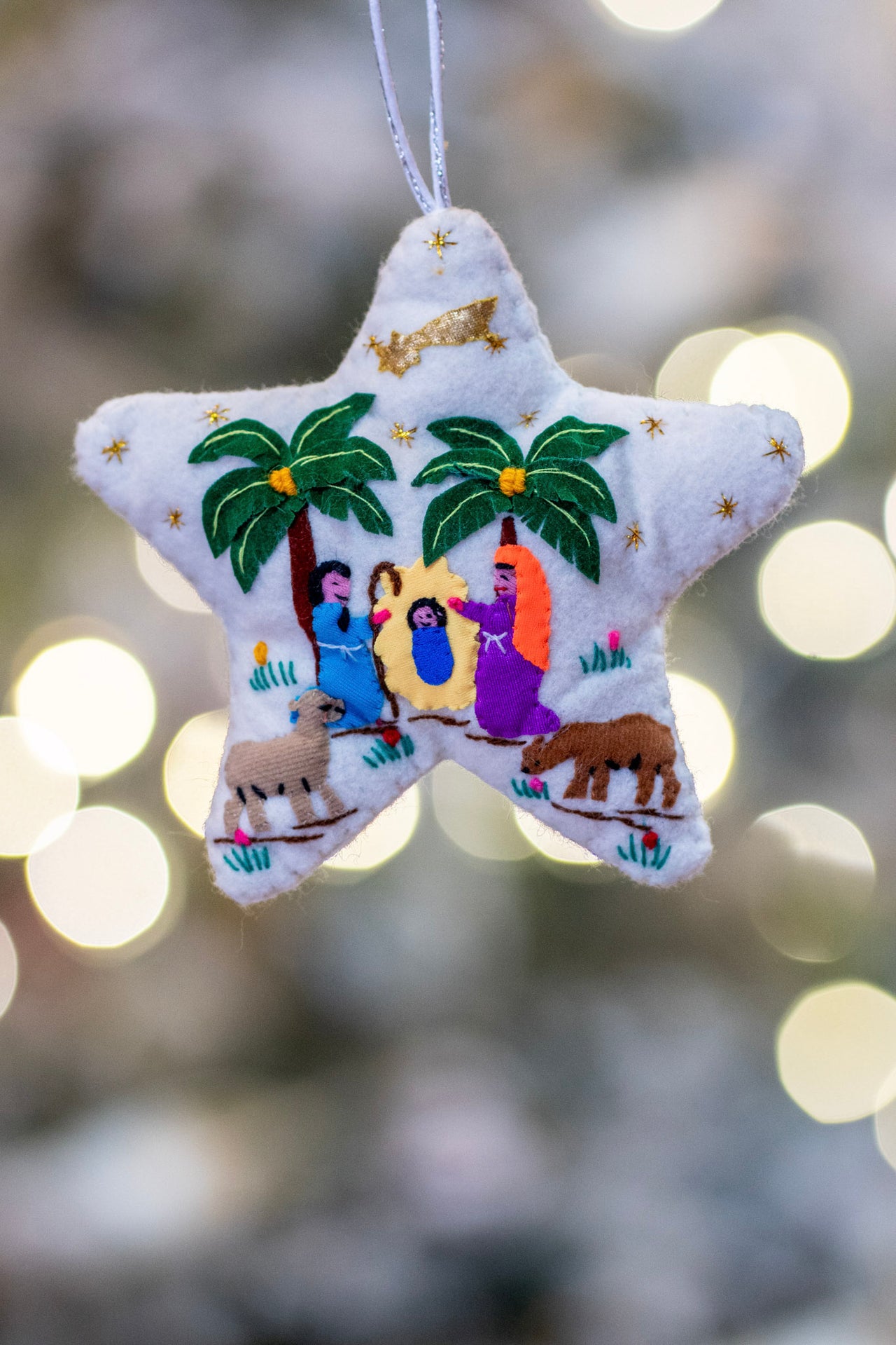 Nativity Star Ornament