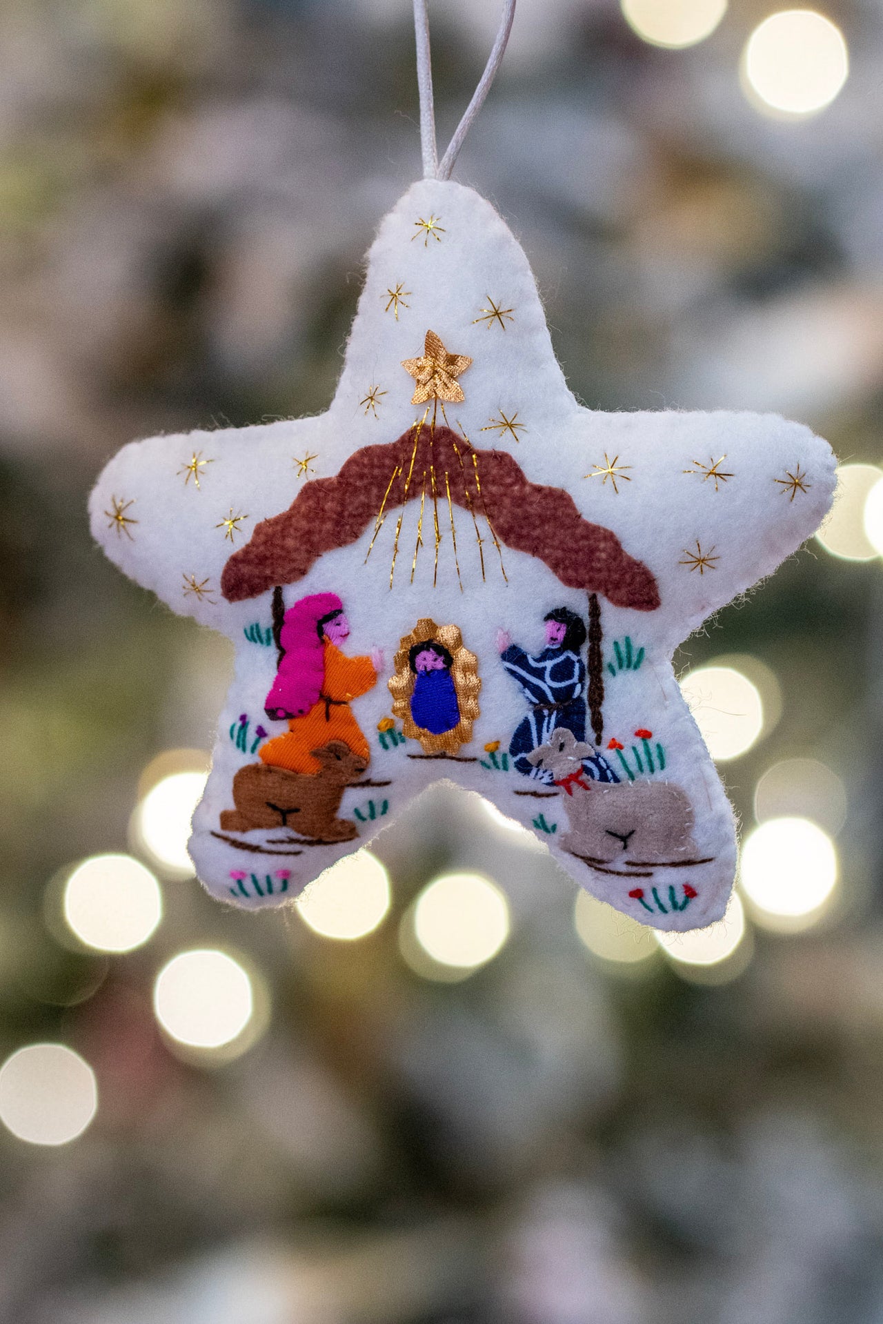 Nativity Star Ornament