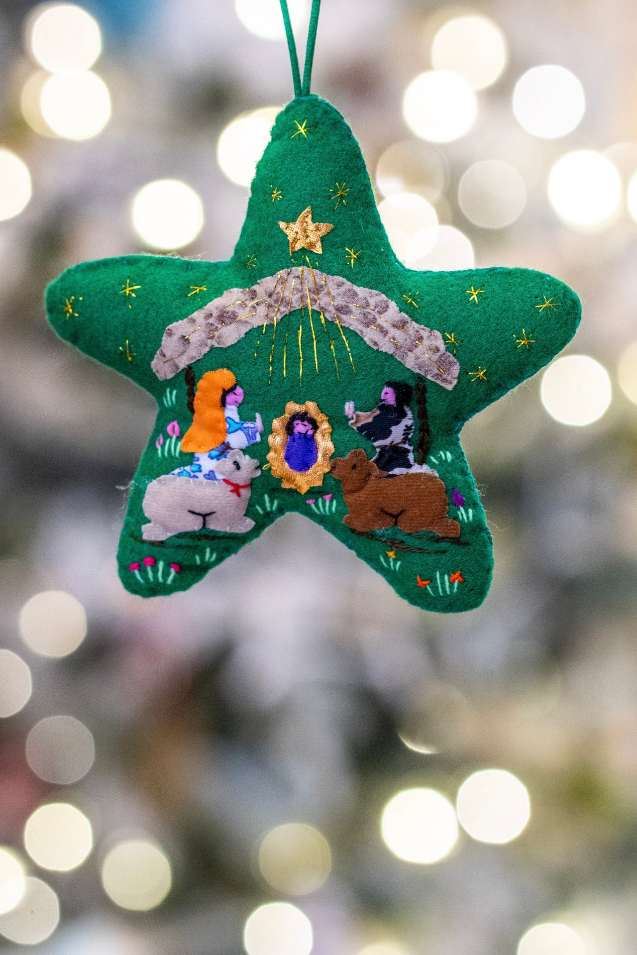 Nativity Star Ornament