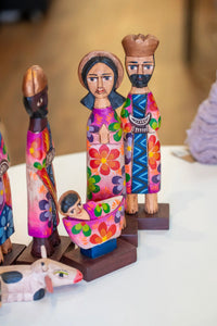 Thumbnail for Colorful Flower Nativity Set