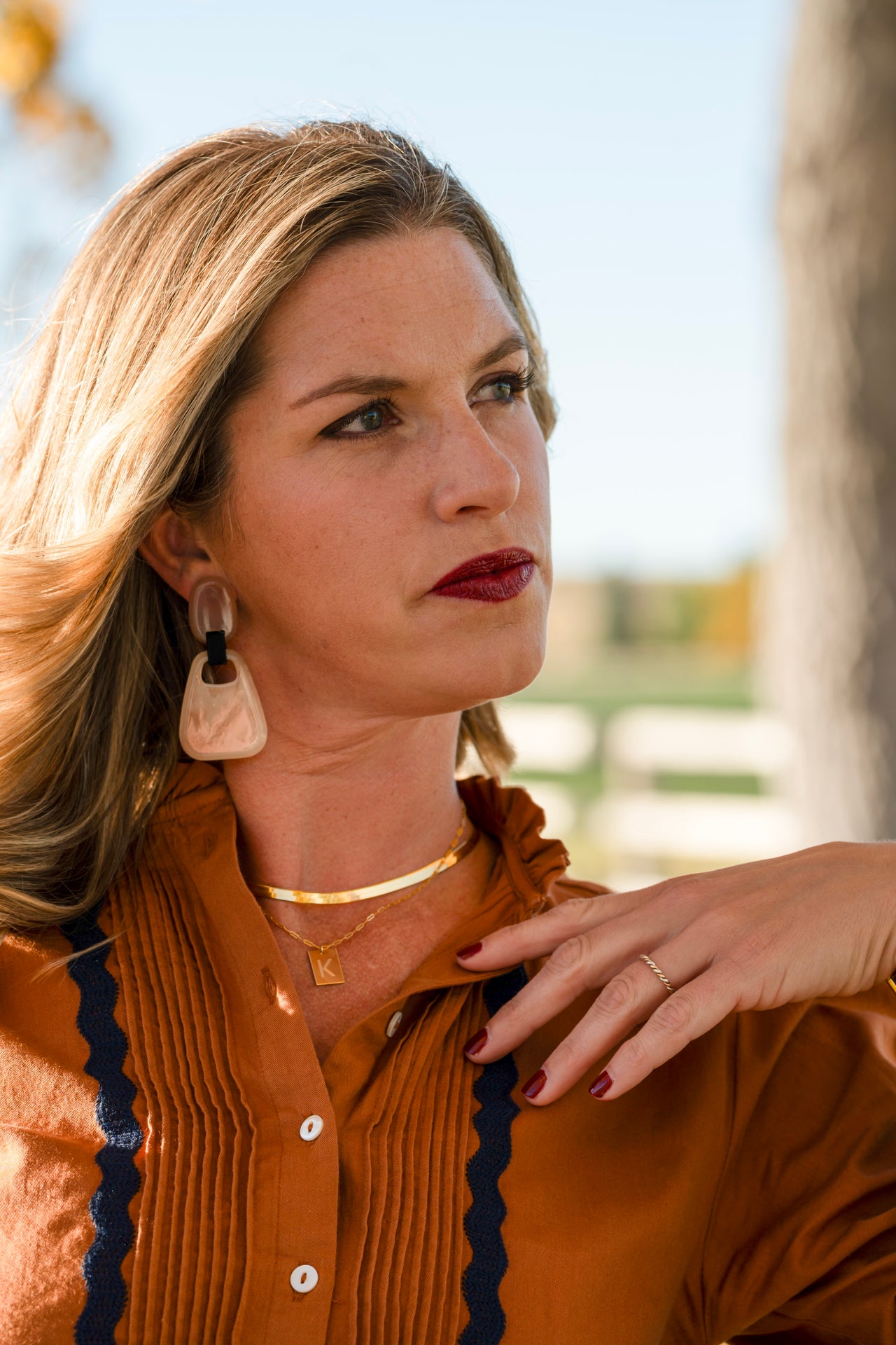 Herringbone Chain Necklace