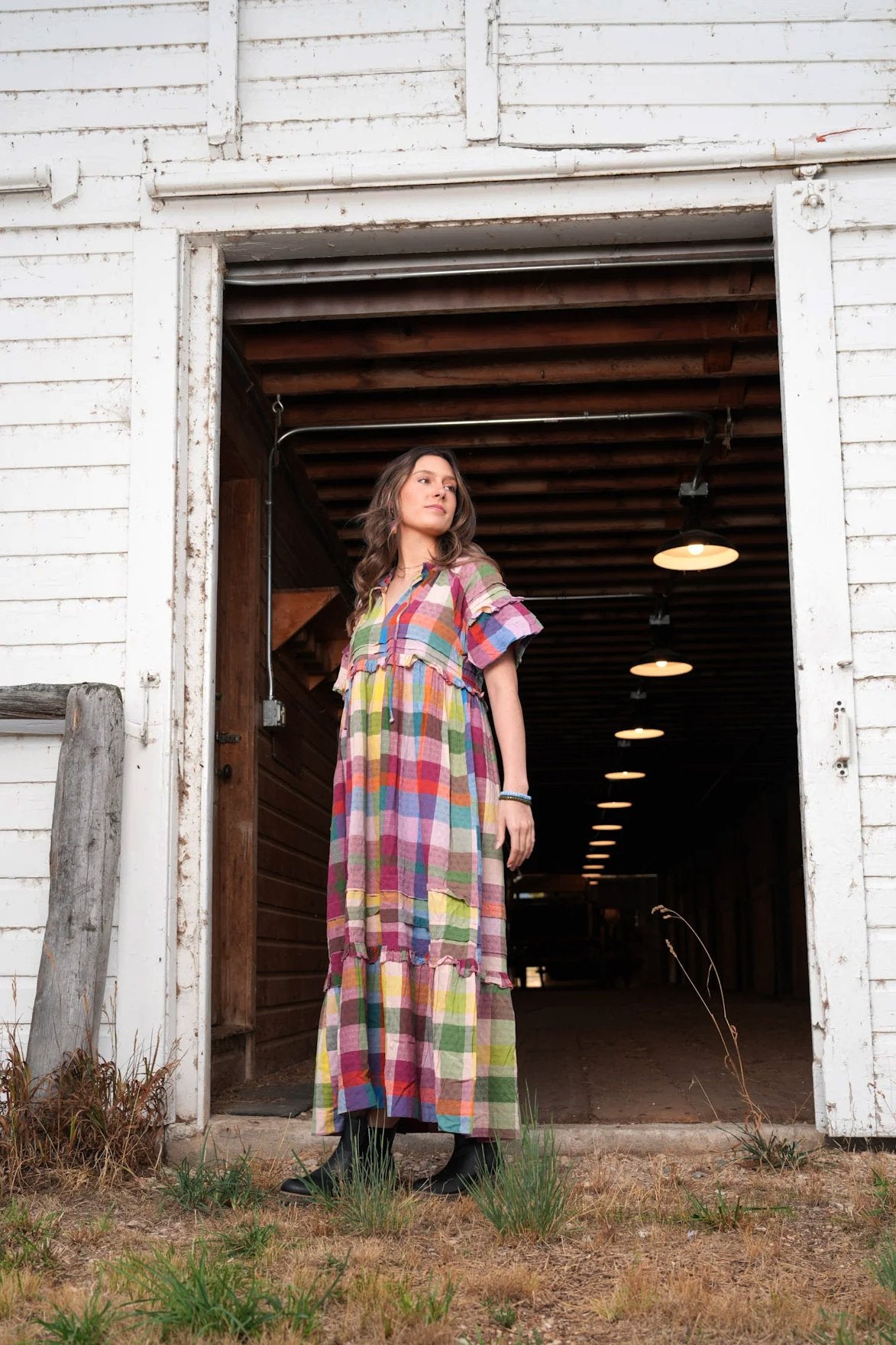 Harbor Plaid Charlotte Dress