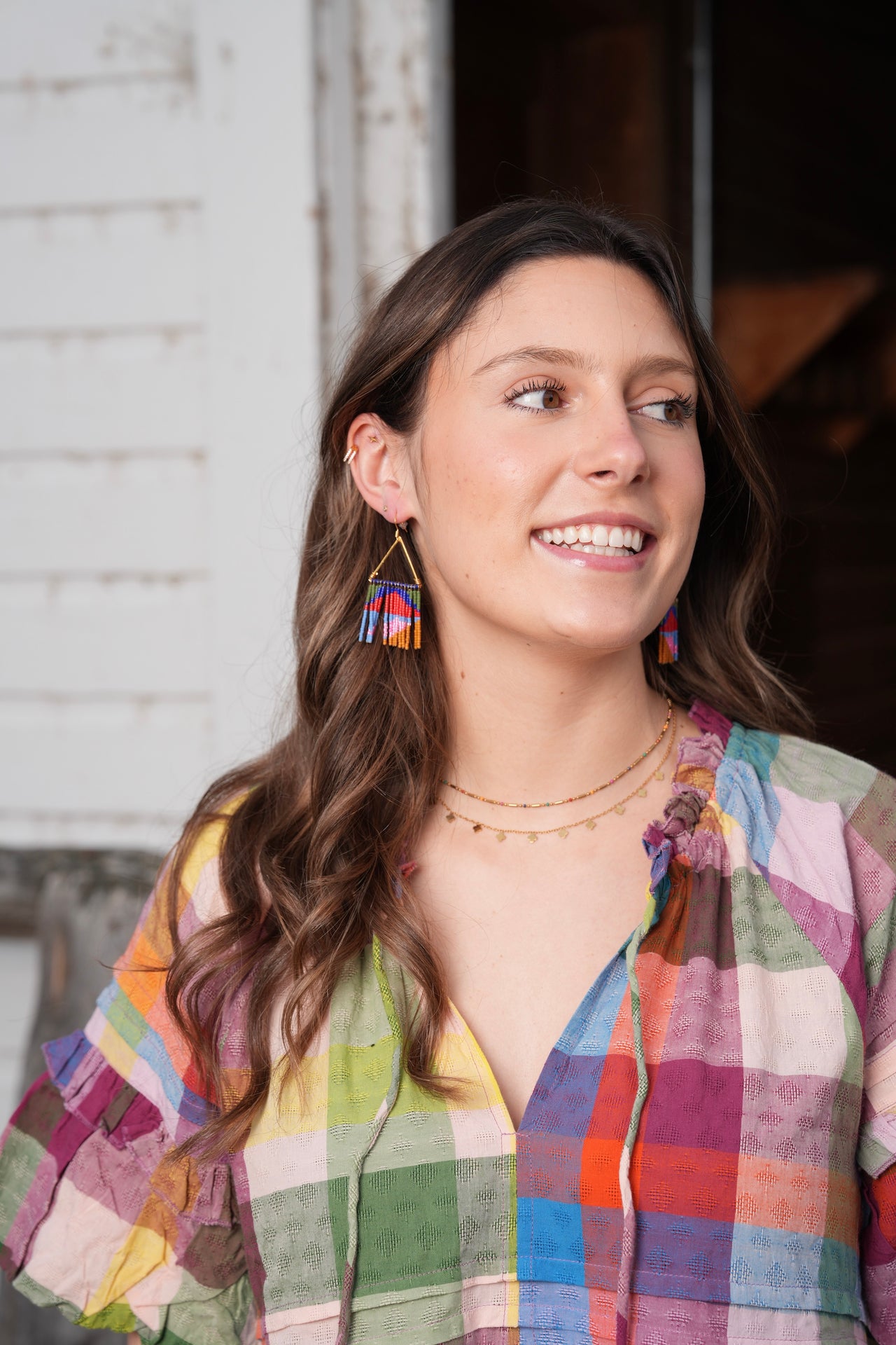 Color Cascade Earrings