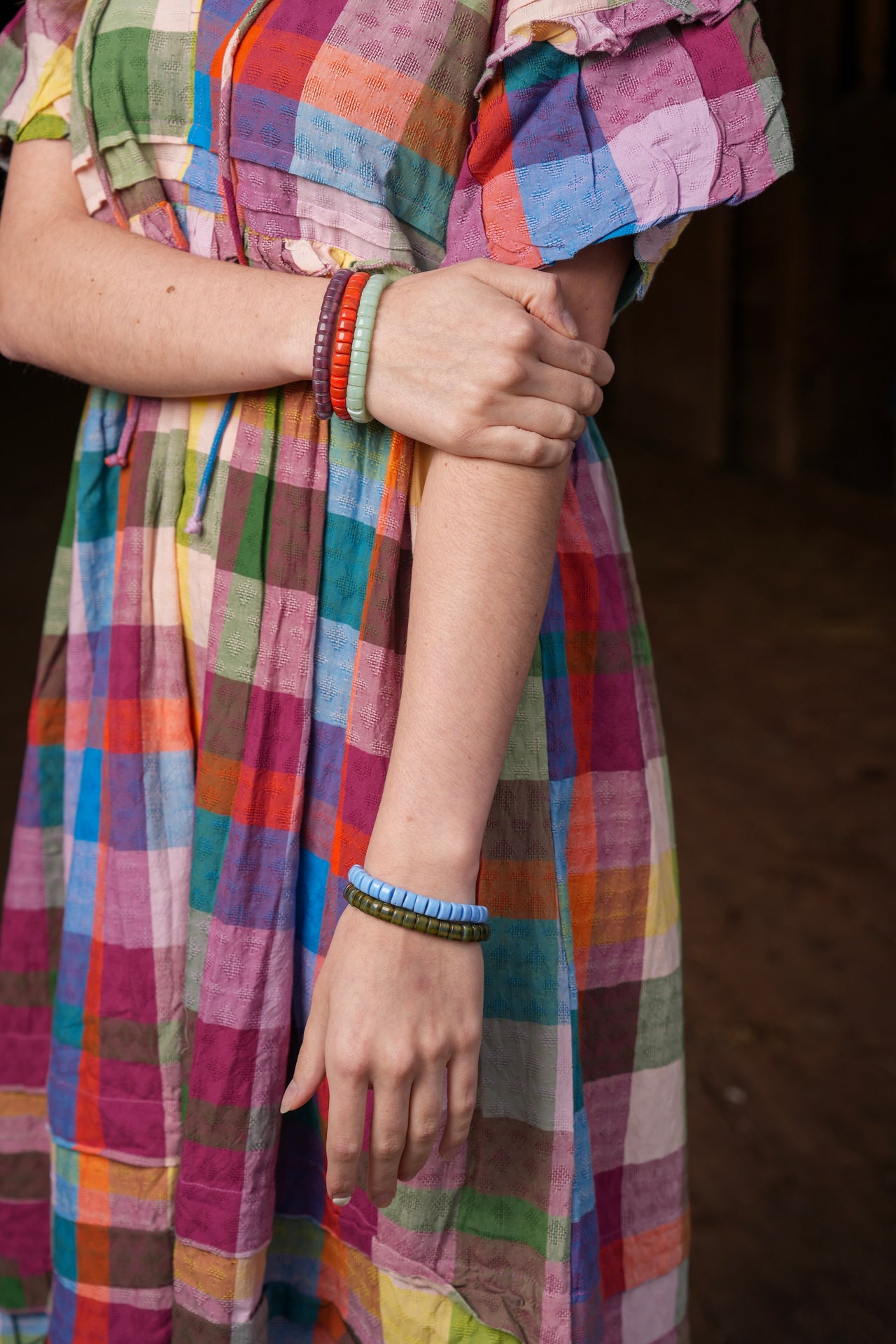 Opaque Glass Bracelet
