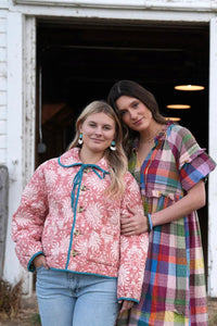 Thumbnail for Harbor Plaid Charlotte Dress