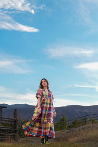 Thumbnail for Harbor Plaid Charlotte Dress