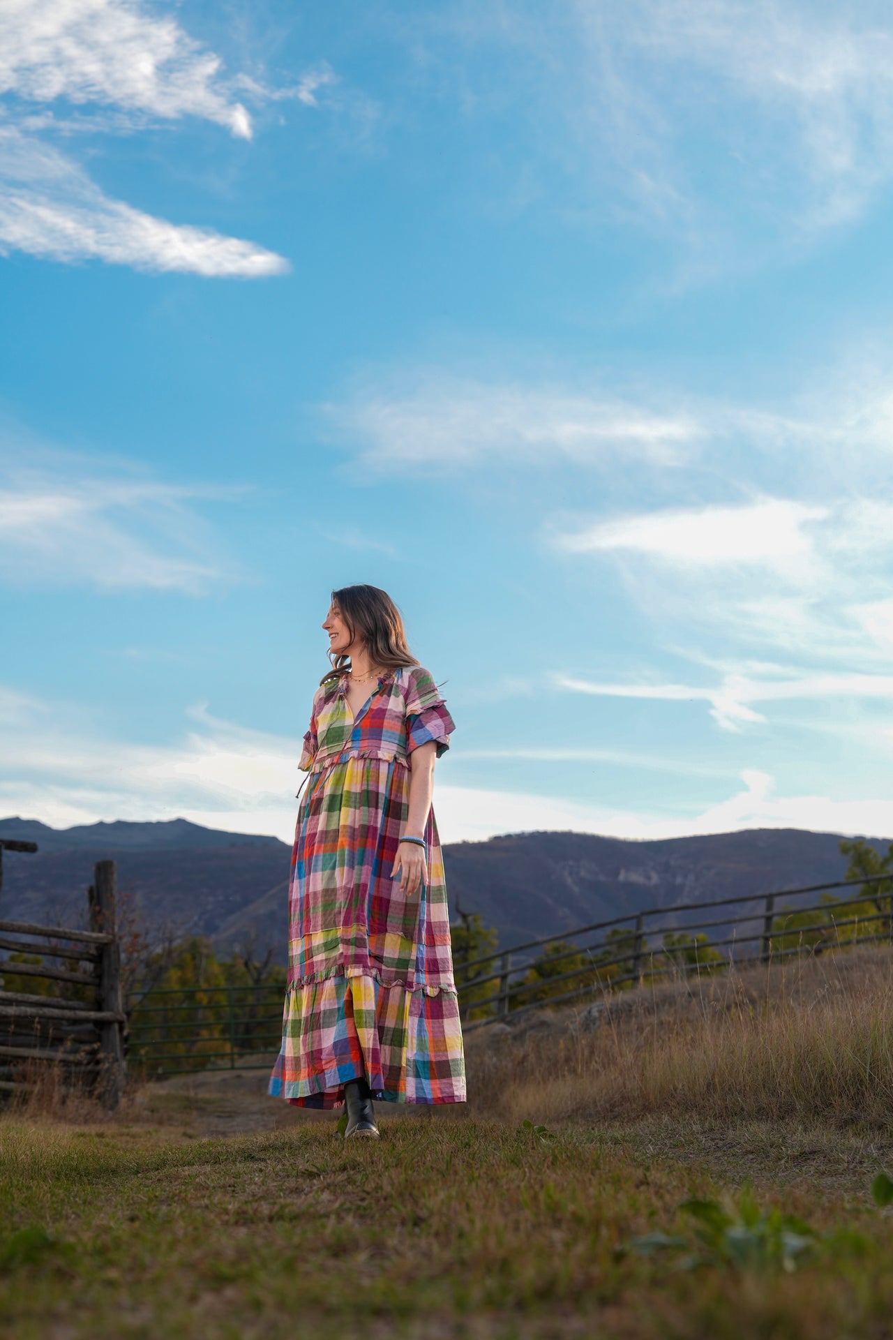 Harbor Plaid Charlotte Dress