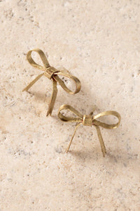 Thumbnail for Dorada Bronze Bow Earrings