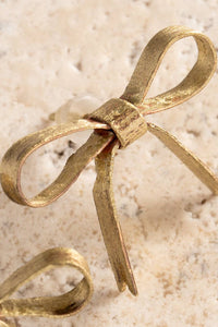 Thumbnail for Dorada Bronze Bow Earrings