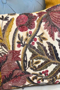 Thumbnail for Embellished Reversible Velvet Cushion Cover