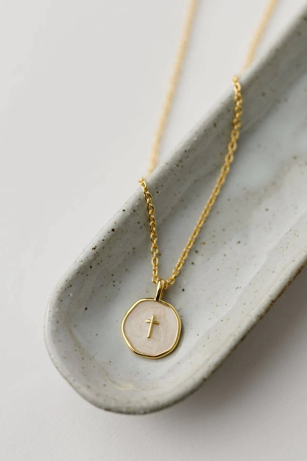 Emily Necklace with Cross Pendant