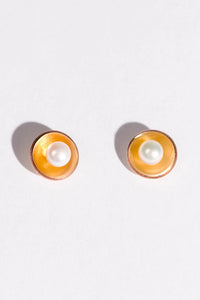 Thumbnail for Emma Pearl Dish Studs