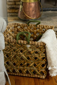 Thumbnail for Evergreen Handwoven Storage Basket