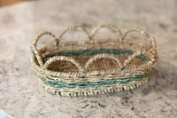 Thumbnail for Evergreen Scallop Iron Serving Basket