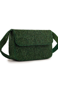 Thumbnail for Evergreen Luxe Beaded Purse