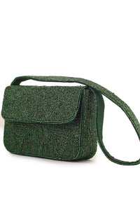 Thumbnail for Evergreen Luxe Beaded Purse