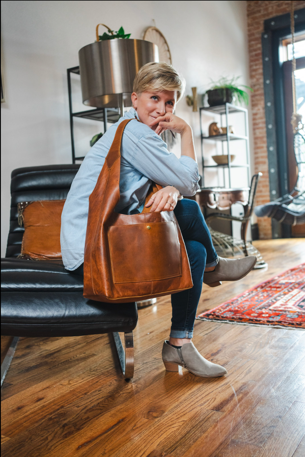 Elevated Hobo Tote