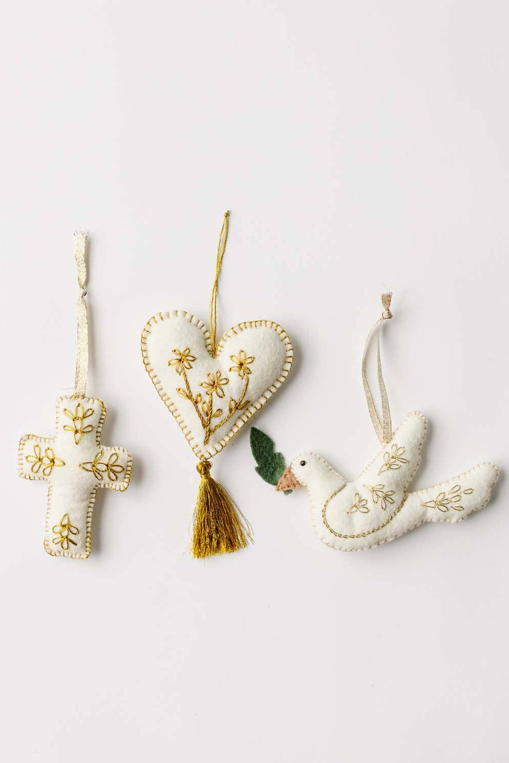 Alejandra Felt Heart Ornament