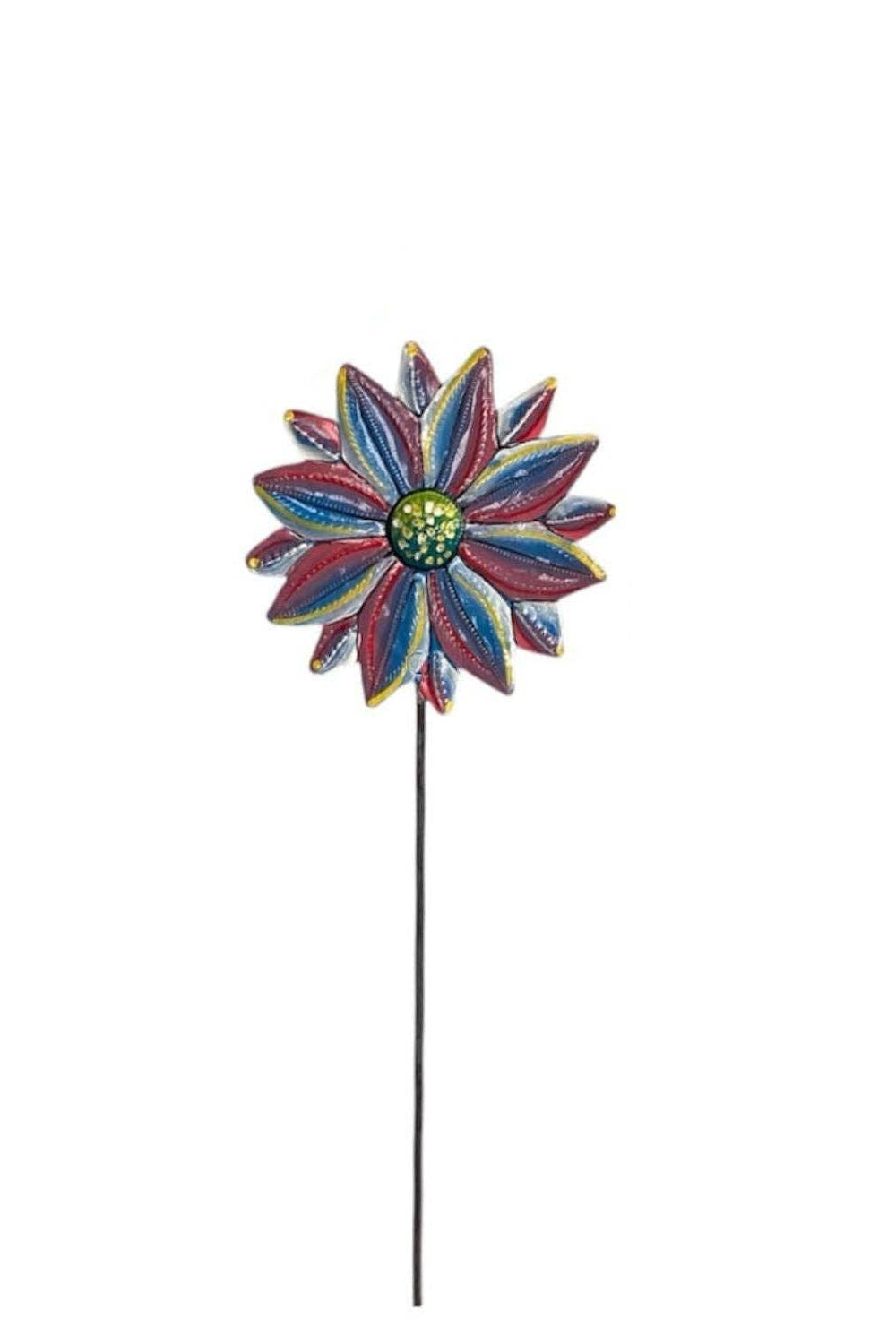 Painted Floral Garden Stake