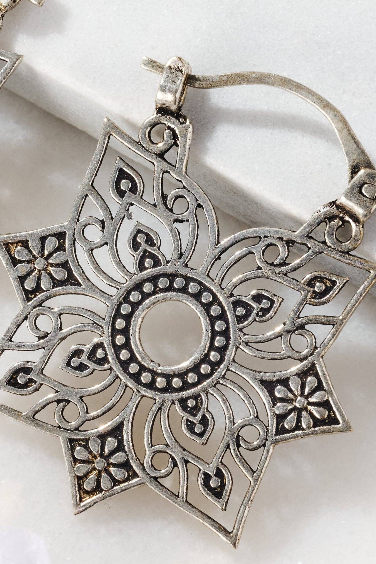 Floral Jali Earrings