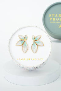Thumbnail for Flourish Mint Leaf Earrings