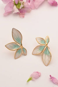Thumbnail for Flourish Mint Leaf Earrings