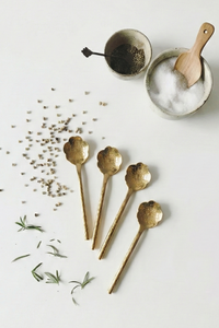 Thumbnail for Flower Brass Cocktail Spoon