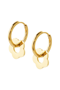 Thumbnail for Flower Hoop Earrings