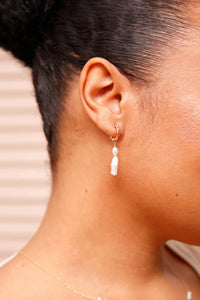 Thumbnail for Freshwater Chunky Pearl Earrings