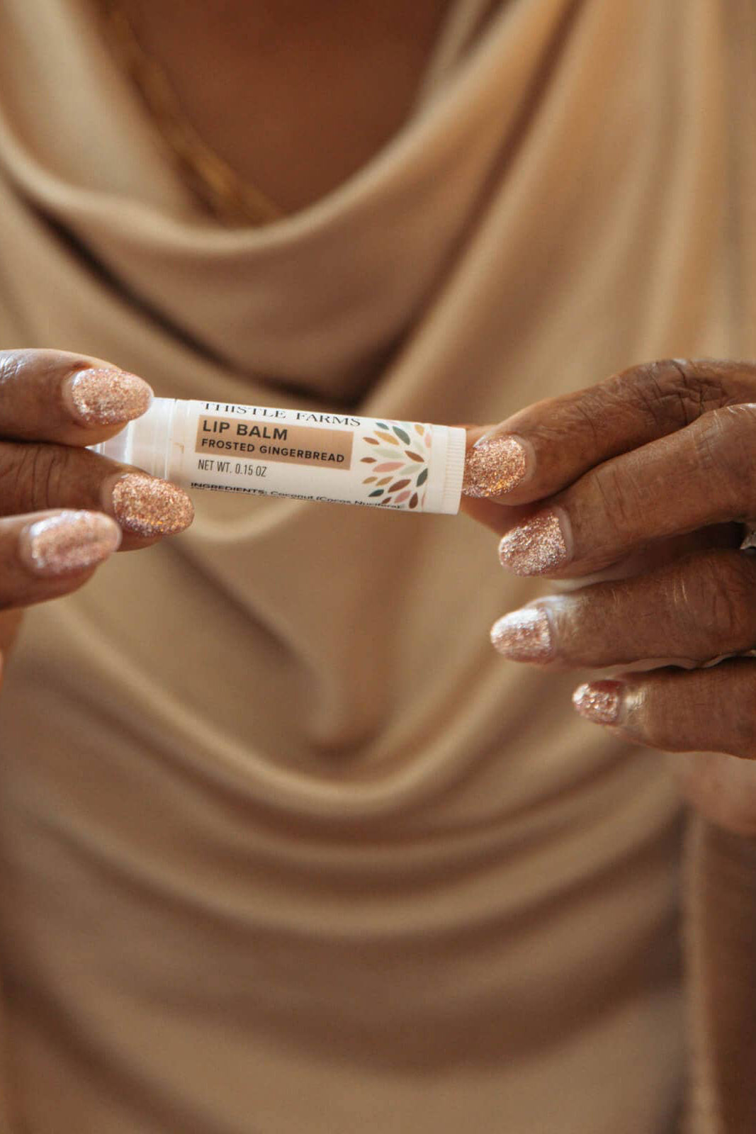 Frosted Gingerbread Holiday Lip Balm