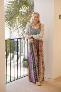 Thumbnail for Gathered Threads Kantha Overalls