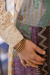 Thumbnail for Gathered Threads Kantha Overalls