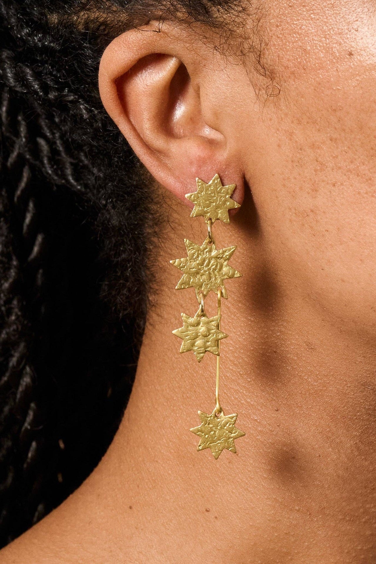 Girana Star Shower Post Earrings