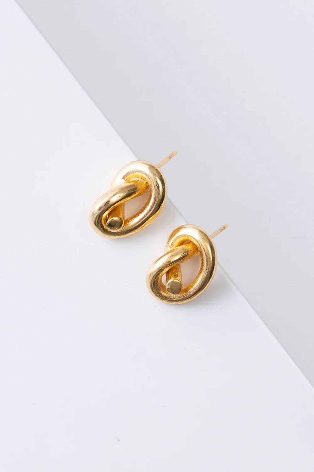 Gold Knot Studs