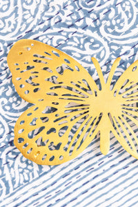 Thumbnail for Golden Brass Butterfly Trivet